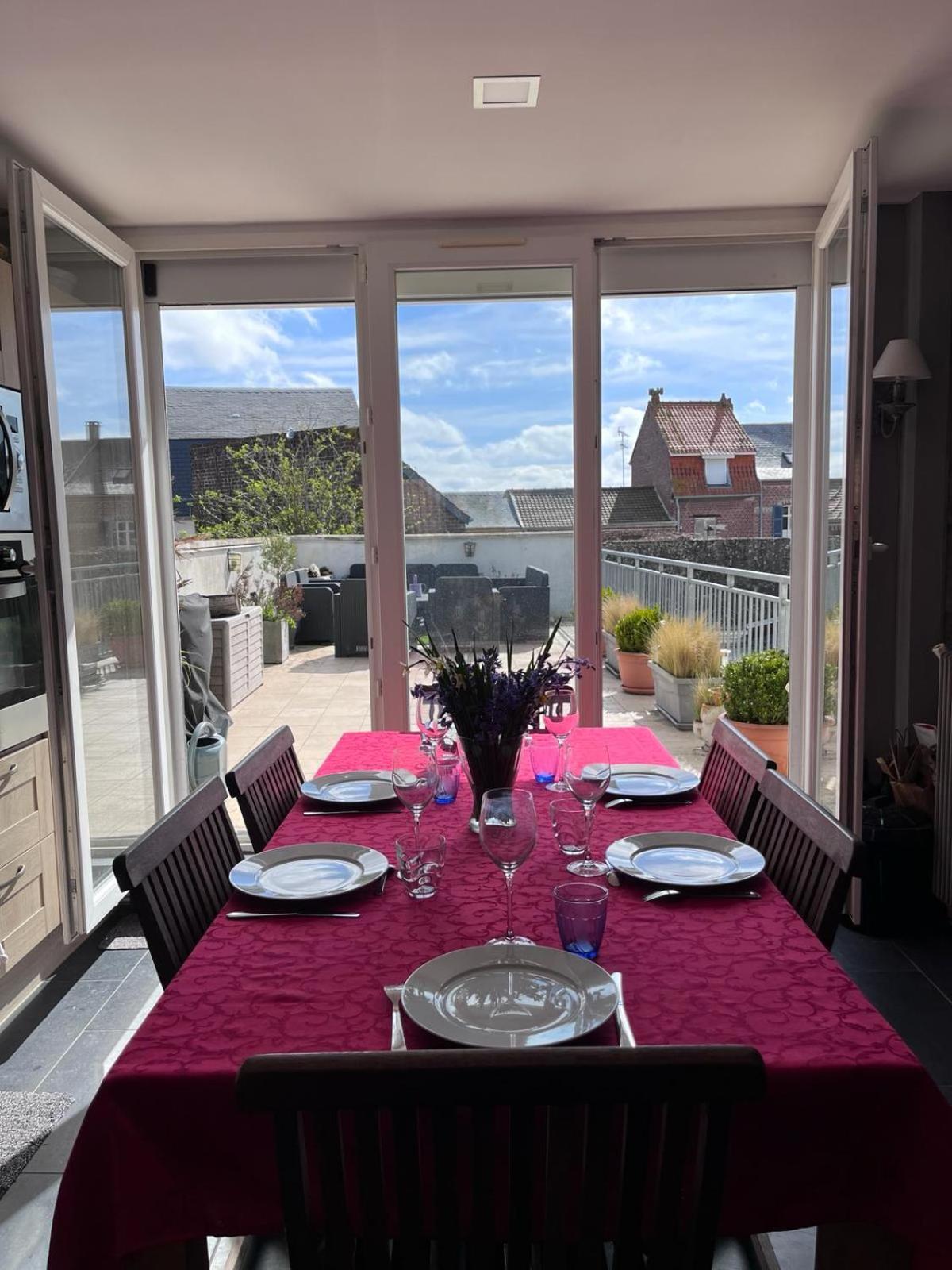 La Terrasse Appartement Le Crotoy Buitenkant foto